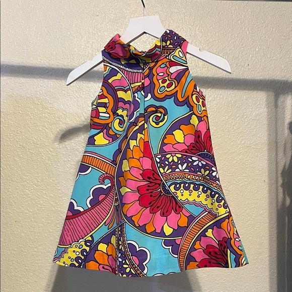 Lilly Pulitzer Other - 🛍️BOGO FREE Lilly Pulitzer Pink label psychedelic print dress size 3 girls